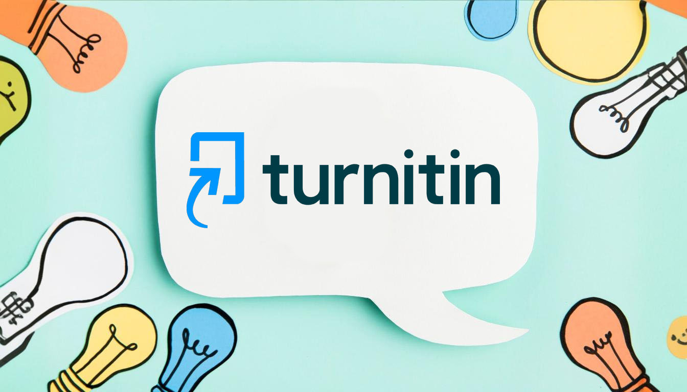 Speech bubble with the Turnitin logo